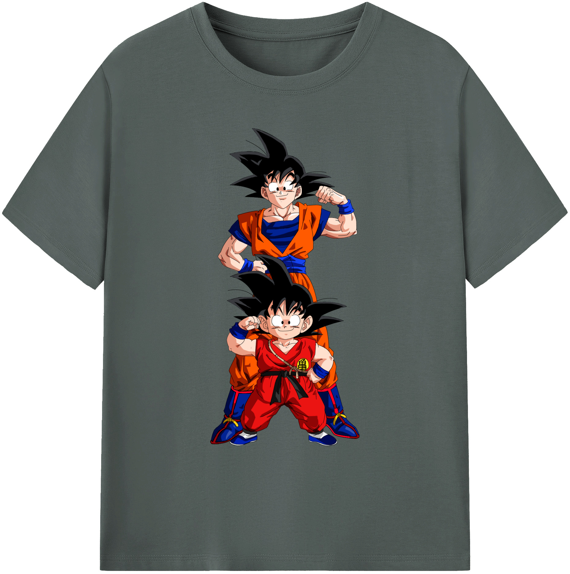 （画像用） ドラゴンボール 孫悟空（そん ごくう）Son Goku カカロット DRAGON BALL Kakarotto 綿100％ メンズ半袖Tシャツ｜肌触りやわらか＆通気性